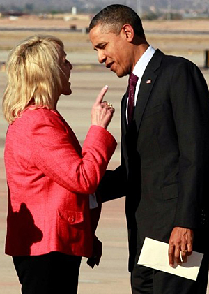 Governor Jan Brewer and President Obama