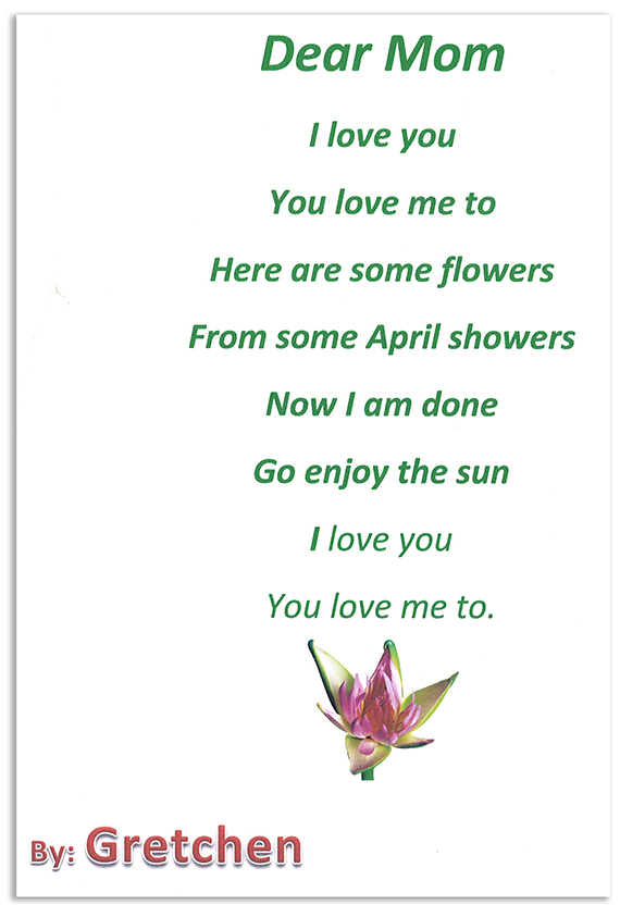 Mothers Day poetry